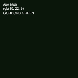 #0A1609 - Gordons Green Color Image